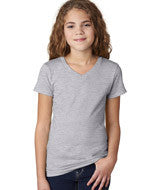 3740 Next Level The Adorable V Heather Gray