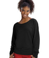 3752 LA T Junior Slouchy Pullover Black