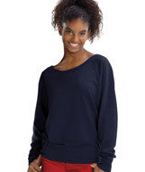3752 LA T Junior Slouchy Pullover Navy