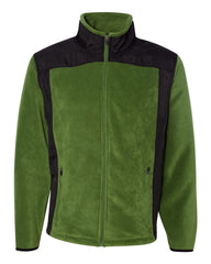 Colorado Clothing - Telluride Nylon/Polarfleece Jacket - 7115 Kale/_black