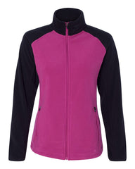 Colorado Clothing - Ladies' Steamboat Microfleece Jacket - 7206 Sangria/_black