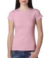 379 Anvil Ladies' Lightweight Fitted Tee Charity Pink