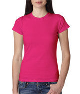 379 Anvil Ladies' Lightweight Fitted Tee Hot Pink
