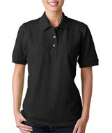 3800L Gildan Ultra Cotton&reg; Ladies' Piqué Polo Black