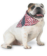 3905 Doggie Skins Bandana Flag Print