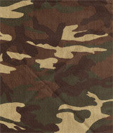 3905 Doggie Skins Bandana Green Woodland