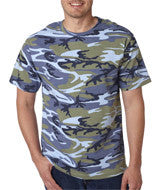 3906 Code Five Adult Camouflage T-Shirt Blue Woodland