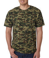 3906 Code Five Adult Camouflage T-Shirt Green Digital