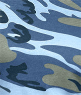 3916 Code V Adult Long-Sleeve Camo Tee Blue Woodland