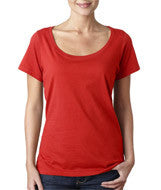 391 Anvil Ladies’ Featherweight Scoop Tee Coral