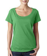 391 Anvil Ladies’ Featherweight Scoop Tee Green Apple