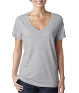 392 Anvil Ladies’ Featherweight V-Neck Tee Silver