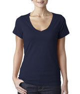 392 Anvil Ladies’ Featherweight V-Neck Tee Navy