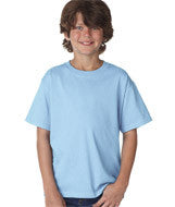 3930B Fruit of the Loom Youth Heavy Cotton HD&reg; T-Shirt Light Blue