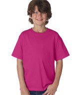 3930B Fruit of the Loom Youth Heavy Cotton HD&reg; T-Shirt Cyber Pink