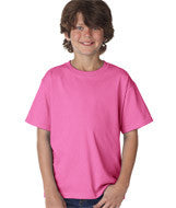 3930B Fruit of the Loom Youth Heavy Cotton HD&reg; T-Shirt Azalea