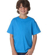 3930B Fruit of the Loom Youth Heavy Cotton HD&reg; T-Shirt Pacific Blue