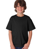 3930B Fruit of the Loom Youth Heavy Cotton HD&reg; T-Shirt Black