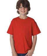 3930B Fruit of the Loom Youth Heavy Cotton HD&reg; T-Shirt Fiery Red