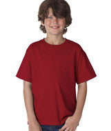3930B Fruit of the Loom Youth Heavy Cotton HD&reg; T-Shirt Crimson