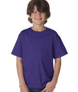 3930B Fruit of the Loom Youth Heavy Cotton HD&reg; T-Shirt Deep Purple
