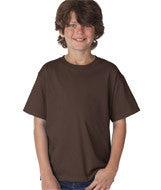 3930B Fruit of the Loom Youth Heavy Cotton HD&reg; T-Shirt Chocolate