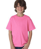 3930B Fruit of the Loom Youth Heavy Cotton HD&reg; T-Shirt Neon Pink (50/ 50)
