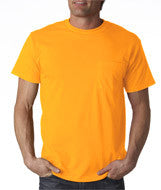3930P Fruit of the Loom Adult Heavy Cotton HD&reg; T-Shirt with Pocket Gold