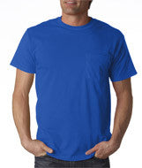 3930P Fruit of the Loom Adult Heavy Cotton HD&reg; T-Shirt with Pocket Royal