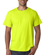 3930 Fruit of the Loom Adult Heavy Cotton HD&reg; T-Shirt Safety Green (50/ 50)