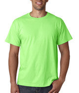3930 Fruit of the Loom Adult Heavy Cotton HD&reg; T-Shirt Neon Green (50/ 50)