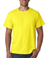3930 Fruit of the Loom Adult Heavy Cotton HD&reg; T-Shirt Neon Yellow (50/ 50)