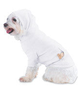 3933 Doggie Skins Baby-Rib Hooded Tee with Pouch Pocket White