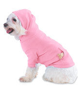 3933 Doggie Skins Baby-Rib Hooded Tee with Pouch Pocket Pink
