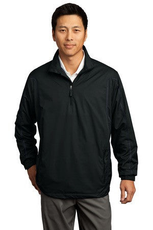 Nike Golf - 1/2-Zip Wind Jacket. 393870 Black/Anthracite