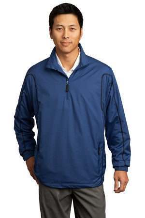 Nike Golf - 1/2-Zip Wind Jacket. 393870 Deep Royal/Black