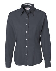 FeatherLite - Ladies' Long Sleeve Oxford Shirt - 5233 Steel_grey
