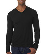 3985 Bella + Canvas Unisex V-Neck Lightweight Sweater Black