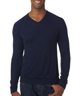 3985 Bella + Canvas Unisex V-Neck Lightweight Sweater Midnight