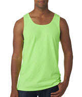 39TK Fruit of the Loom Adult Heavy Cotton HD&reg; Tank Top Neon Green (50/ 50)