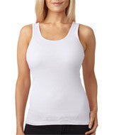 4000 Bella + Canvas Ladies' 2x1 Rib Tank White