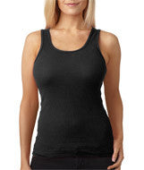 4000 Bella + Canvas Ladies' 2x1 Rib Tank Black