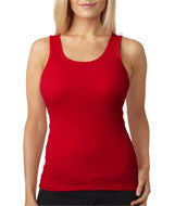 4000 Bella + Canvas Ladies' 2x1 Rib Tank Red