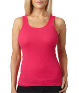 4000 Bella + Canvas Ladies' 2x1 Rib Tank Fuchsia