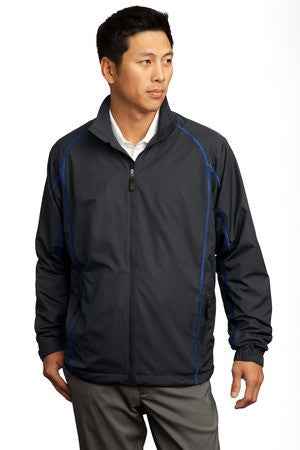 Nike Golf - Full-Zip Wind Jacket. 408324 Anthracite/Deep Royal