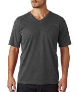 4099 Chouinard Adult Garment-Dyed Combed Ring-Spun Cotton V-Neck Tee Pepper PgmDye