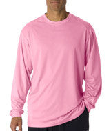 4104 Badger Adult B-Core Long-Sleeve Performance Tee Pink