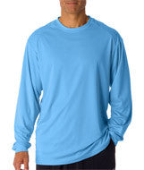 4104 Badger Adult B-Core Long-Sleeve Performance Tee Columbia Blue
