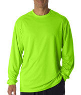 4104 Badger Adult B-Core Long-Sleeve Performance Tee Lime