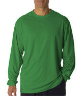 4104 Badger Adult B-Core Long-Sleeve Performance Tee Kelly Green